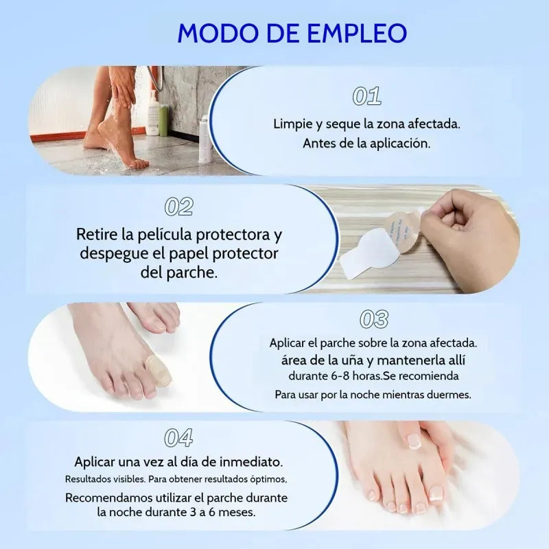 21 Parches Antimicóticos Para La Salud De Las Uñas Y Los Pie