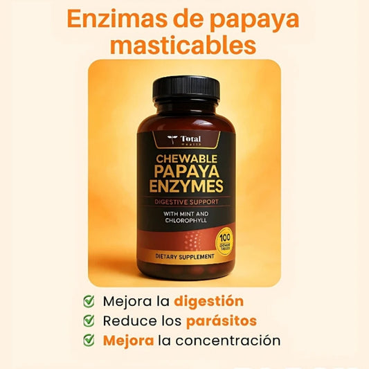 Capsulas de enzimas digestivas de papaya - OFERTA 2X1