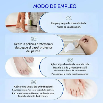 21 Parches Antimicóticos Para La Salud De Las Uñas Y Los Pie