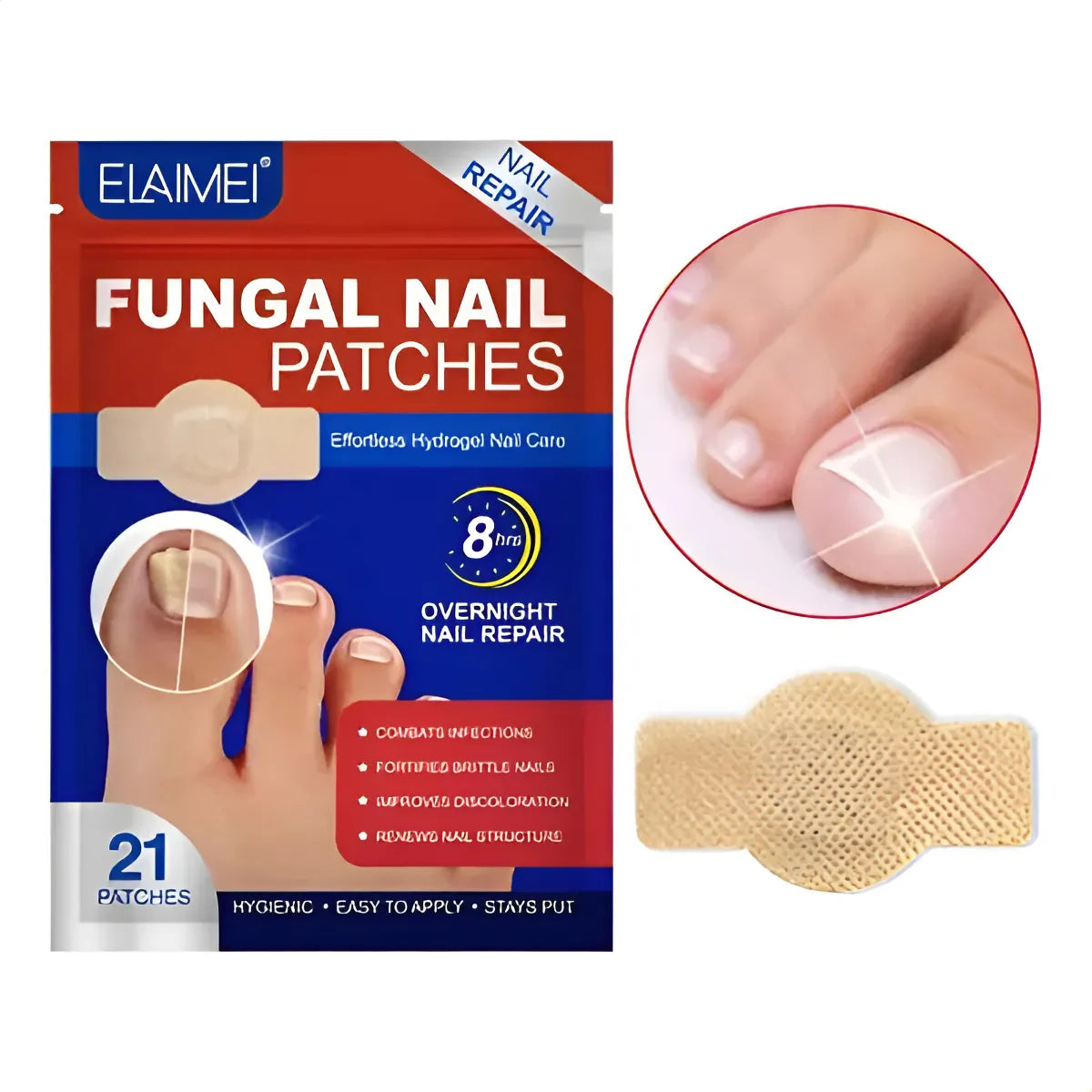 21 Parches Antimicóticos Para La Salud De Las Uñas Y Los Pie