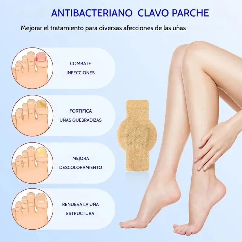 21 Parches Antimicóticos Para La Salud De Las Uñas Y Los Pie